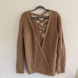 Cardigan cross back